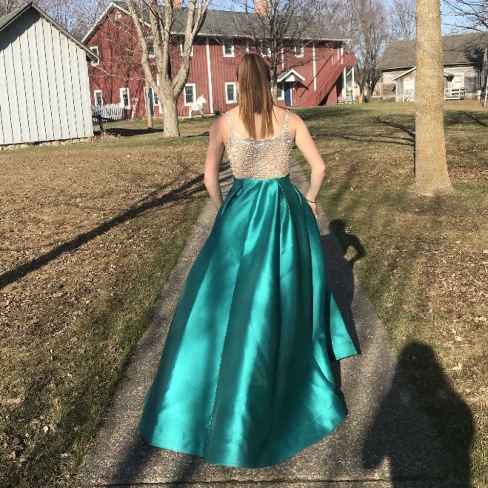 Emerald Prom dress